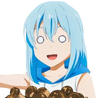 😐 emoji Римуру слизь ~ @stikers_animeLove Telegram sticker 15 of 50