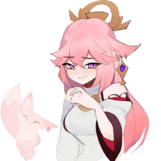 😏 emoji Геншин:3 ~ @stikers_animeLove Telegram sticker 16 of 120