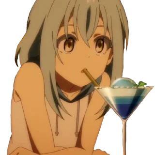 🍹 emoji Римуру слизь ~ @stikers_animeLove Telegram sticker 16 of 50