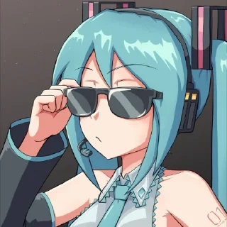 😎 emoji ༉‧₊˚@bezdomnyefei ❀༉‧₊˚. Telegram sticker 10 of 78