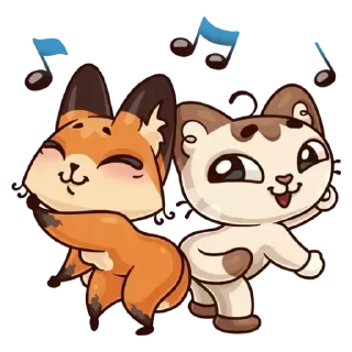 💟 emoji Лиса Telegram sticker 8 of 30