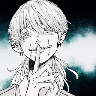 🤫 emoji Санзу Telegram sticker 8 of 120