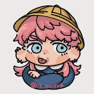 😛 emoji Санзу Харучиё Telegram sticker 15 of 120