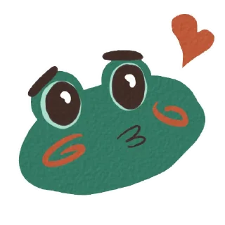 ❤️ emoji блохастый жаб Telegram sticker 9 of 16