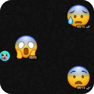 😱 emoji Наркотрип НеКрутогоАутиста Telegram sticker 24 of 120