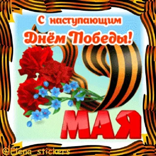 Sticker from 9 Мая @Elena_stickers