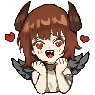 😍 emoji Лорд Байга и коллеги @Nyasticks Telegram sticker 11 of 25