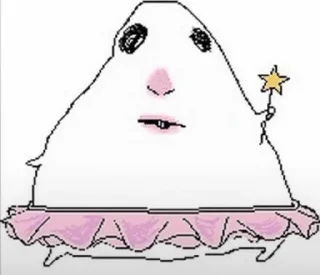 Sticker from Stupid hamsters bewilly
