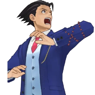 😫 emoji Phoenix Wright: Ace Attorney
Spirit of Justice Telegram sticker 17 of 96