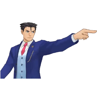 👉 emoji Phoenix Wright: Ace Attorney
Spirit of Justice Telegram sticker 10 of 96