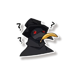 Sticker from Scp-049: stickers(@Bekzat)