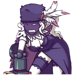 💜 emoji ⏤͟͟͞͞ Black Dahlia *.💜•°.* Telegram sticker 4 of 30