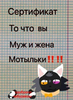 Sticker from @MoiStikiBot Сертификат то что мне можно…