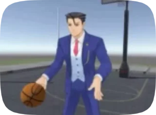 Sticker from Ace Attorney web memes ( @luc1fffr)