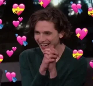 Sticker from timothee chalamet