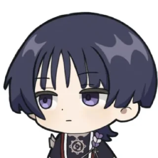 Sticker from Scaramouche  :t.me/GenshStik ; @NonAmE0115171