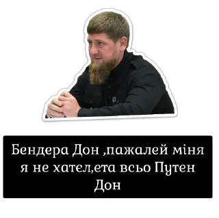 😿 emoji Кадирка Telegram sticker 4 of 24