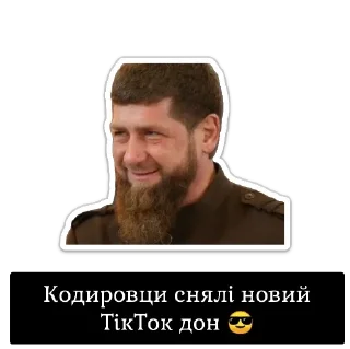 😎 emoji Кадирка Telegram sticker 8 of 24