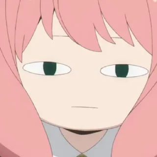 😑 emoji Аня Форджер как смысл жизни Telegram sticker 24 of 26