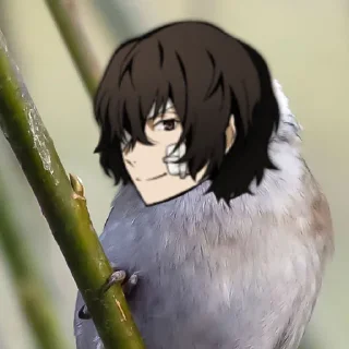 🐦 emoji Дазаёбушки @DazaiStickers Telegram sticker 17 of 25