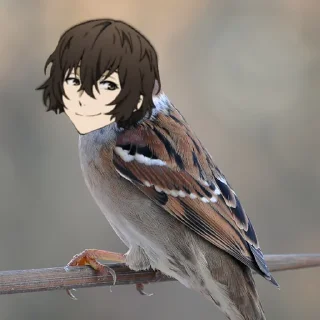 🐦 emoji Дазаёбушки @DazaiStickers Telegram sticker 5 of 25