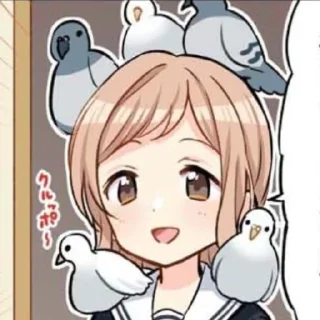 Sticker from shinymas 4koma