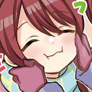 😌 emoji shinymas 4koma Telegram sticker 14 of 120