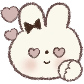 🐰 emoji (>△<)// & @inrwex Telegram sticker 11 of 33