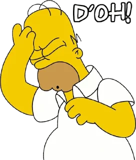 Sticker from The Simpsons (@dailystkrbot)