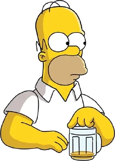 Sticker from The Simpsons (@dailystkrbot)