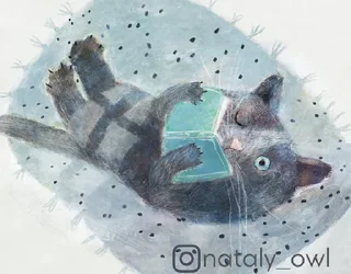 📘 emoji Что нужно маленькой кошке Telegram sticker 15 of 15