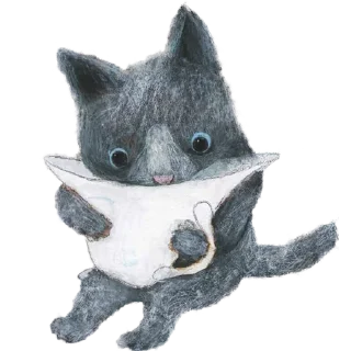 ☕️ emoji Что нужно маленькой кошке Telegram sticker 14 of 15