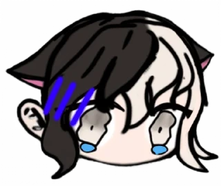 😥 emoji Кацу Telegram sticker 19 of 32