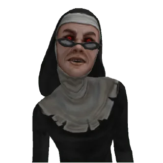 🙄 emoji Evil Nun Maze Telegram sticker 4 of 11