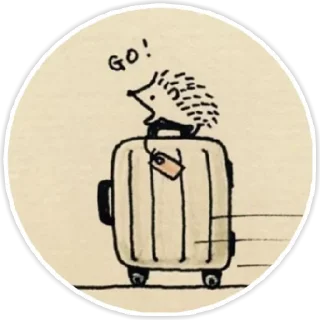 😏 emoji hedgehog Danya Telegram sticker 17 of 62