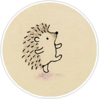 😉 emoji hedgehog Danya Telegram sticker 9 of 62