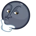 🤔 emoji Больше стикеров 👉🏻 @stickertg4 Telegram sticker 24 of 30