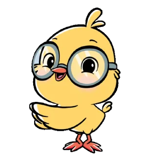 👏 emoji Chick by @stickerstgrm Telegram sticker 1 of 35