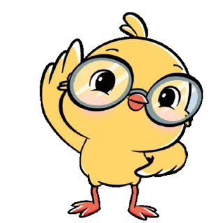 💃 emoji Chick by @stickerstgrm Telegram sticker 2 of 35