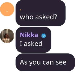 🤫 emoji Nikka's Quotes Telegram sticker 12 of 49