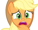😨 emoji Applejack Pony Telegram sticker 23 of 41