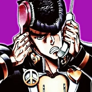 🪁 emoji Josuke Higashikata Telegram sticker 23 of 120