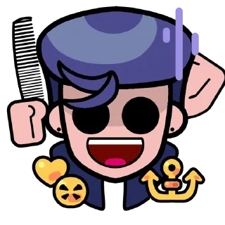 😅 emoji My oc Josuke Pins | @DLSHiga Telegram sticker 23 of 38