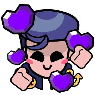 💜 emoji My oc Josuke Pins | @DLSHiga Telegram sticker 8 of 38