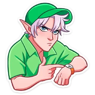 ⏺ emoji Вк Рей и Эвер на каникулах • @Vitiks78 Telegram sticker 23 of 48