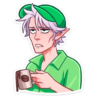 ⏺ emoji Вк Рей и Эвер на каникулах • @Vitiks78 Telegram sticker 18 of 48