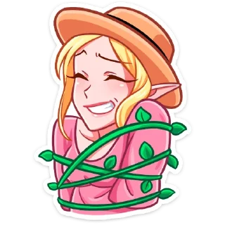 ⏺ emoji Вк Рей и Эвер на каникулах • @Vitiks78 Telegram sticker 6 of 48