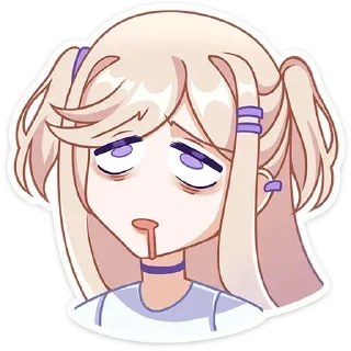 🤤 emoji Больше стиков тут: @stickery_stickers Telegram sticker 15 of 48
