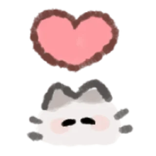 ❤️ emoji Китиковый кутик. Telegram sticker 2 of 38