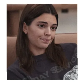 😏 emoji Кендалл Дженнер Telegram sticker 18 of 27